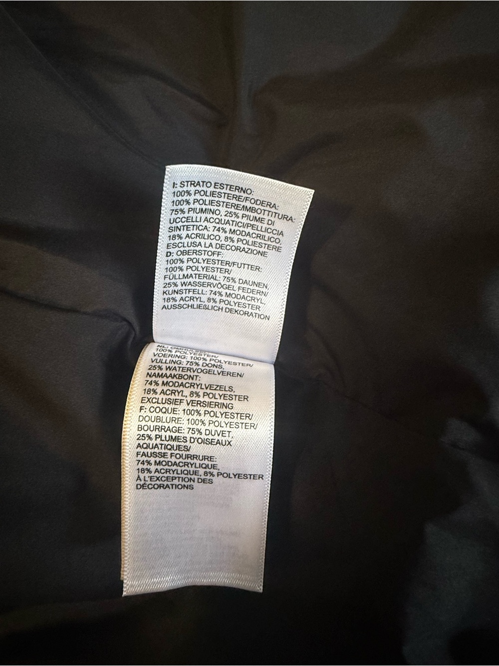 The North Face Black Down Puffer Faux Fur Hood Jacket M - Picture 13 of 13